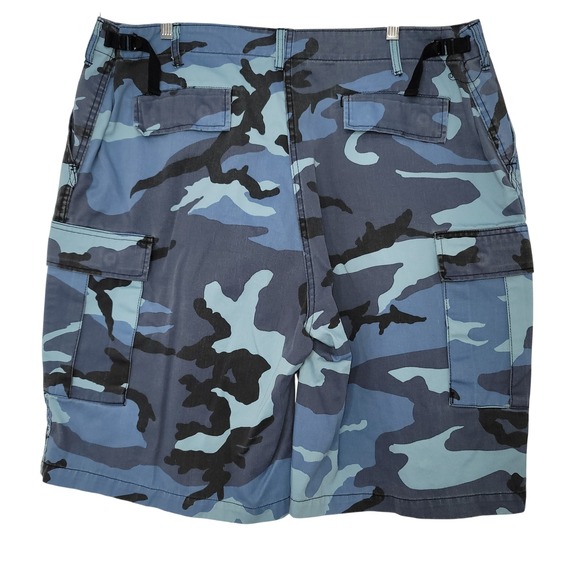 Rothco‎ Mens Casual Street Cargo Army Military BDU Camo Shorts Y2K XXL Gorpcore - Picture 2 of 10